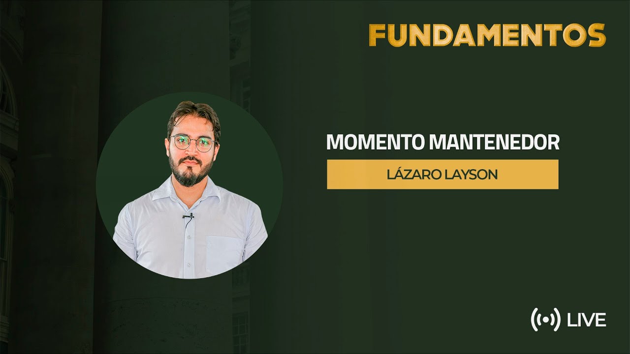 Consciência Cristã 2022 - DIA 04 MANHÃ |  Momento mantenedor com Lázaro Layson.