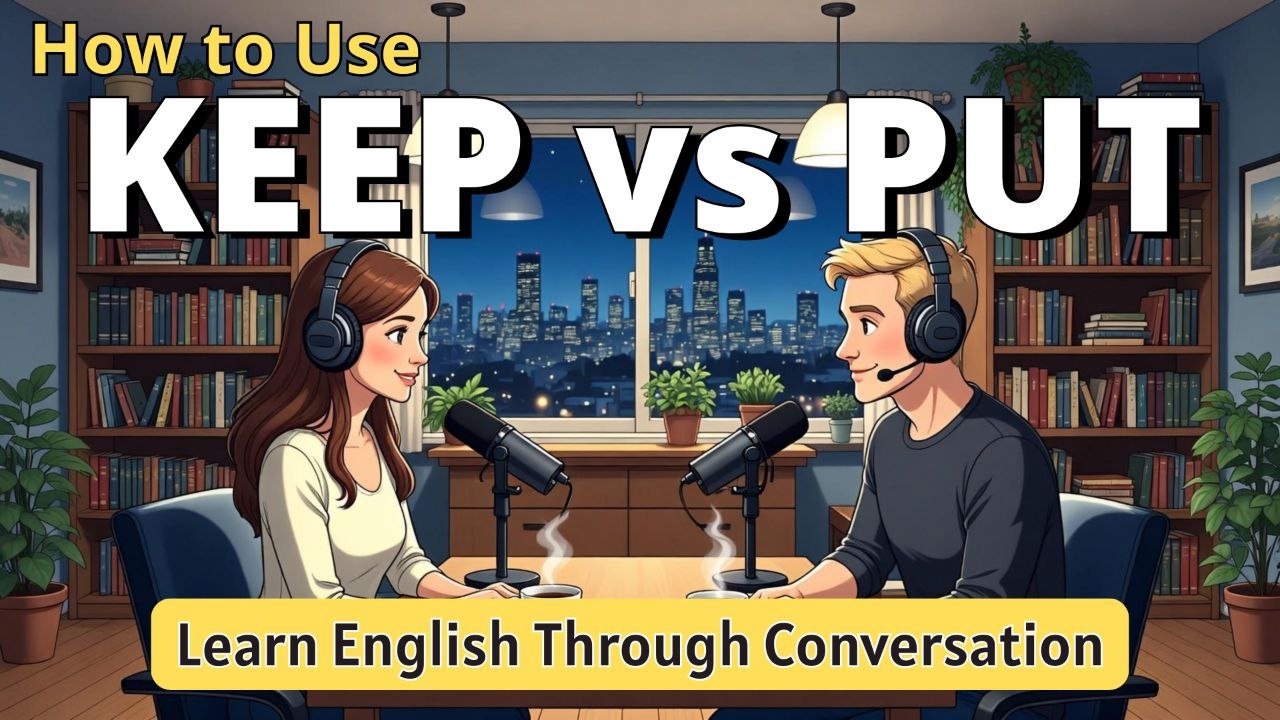 How to use KEEP vs PUT in English || The Real Difference (Easy Examples for Daily Use)