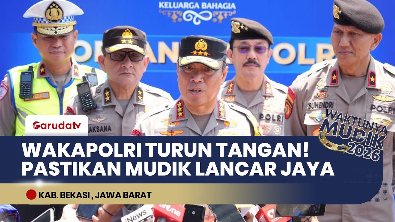 Strategi Polri Urai Kemacetan Mudik 2026: Wakapolri Cek Kesiapan Command Center KM 29