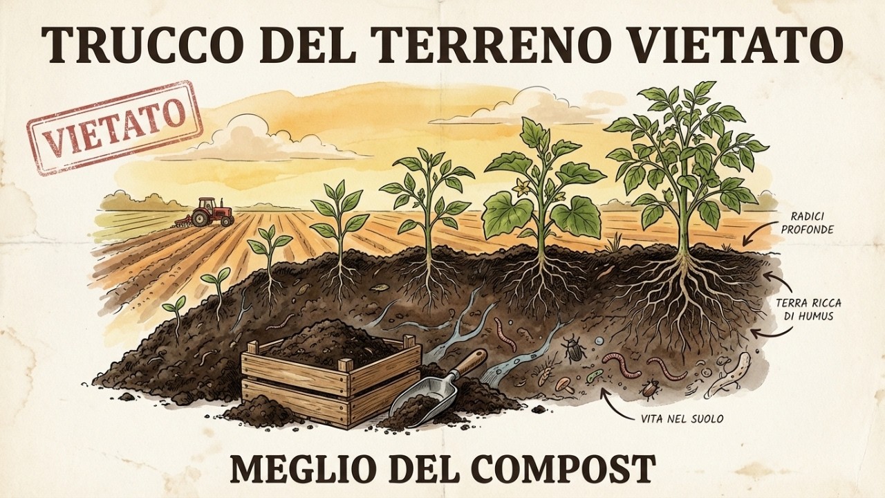 🌱 Perché questo TRUCCO VIETATO di coltivazione del 1800 supera ancora il compost