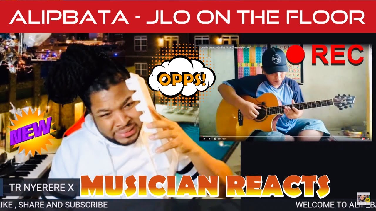 MUSICIAN REACTS TO Jenifer Lopez - On The Floor ALIPBATA (fingerstyle cover)
