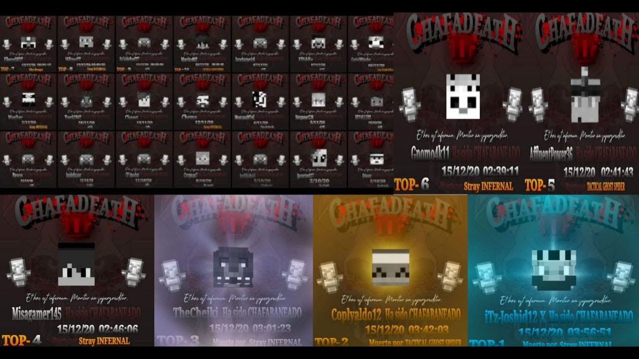 recopilación de todas las muertes de Chafadeath II