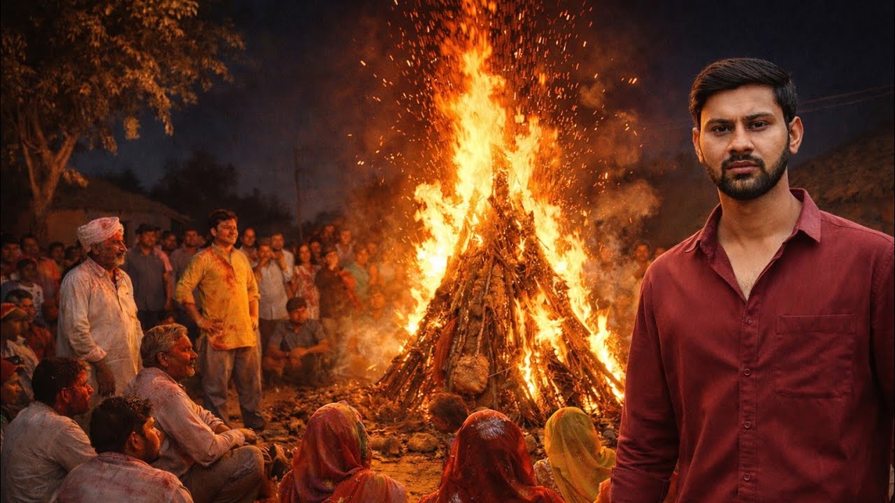 Aaj Gaav Me Holi ka Dahan 2026 🔥 Pura Gaav Ikattha Hua | Village Holi Celebration Vlog