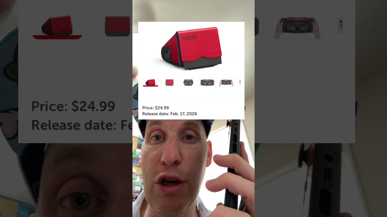 Virtual Boy Announced For Nintendo Switch!