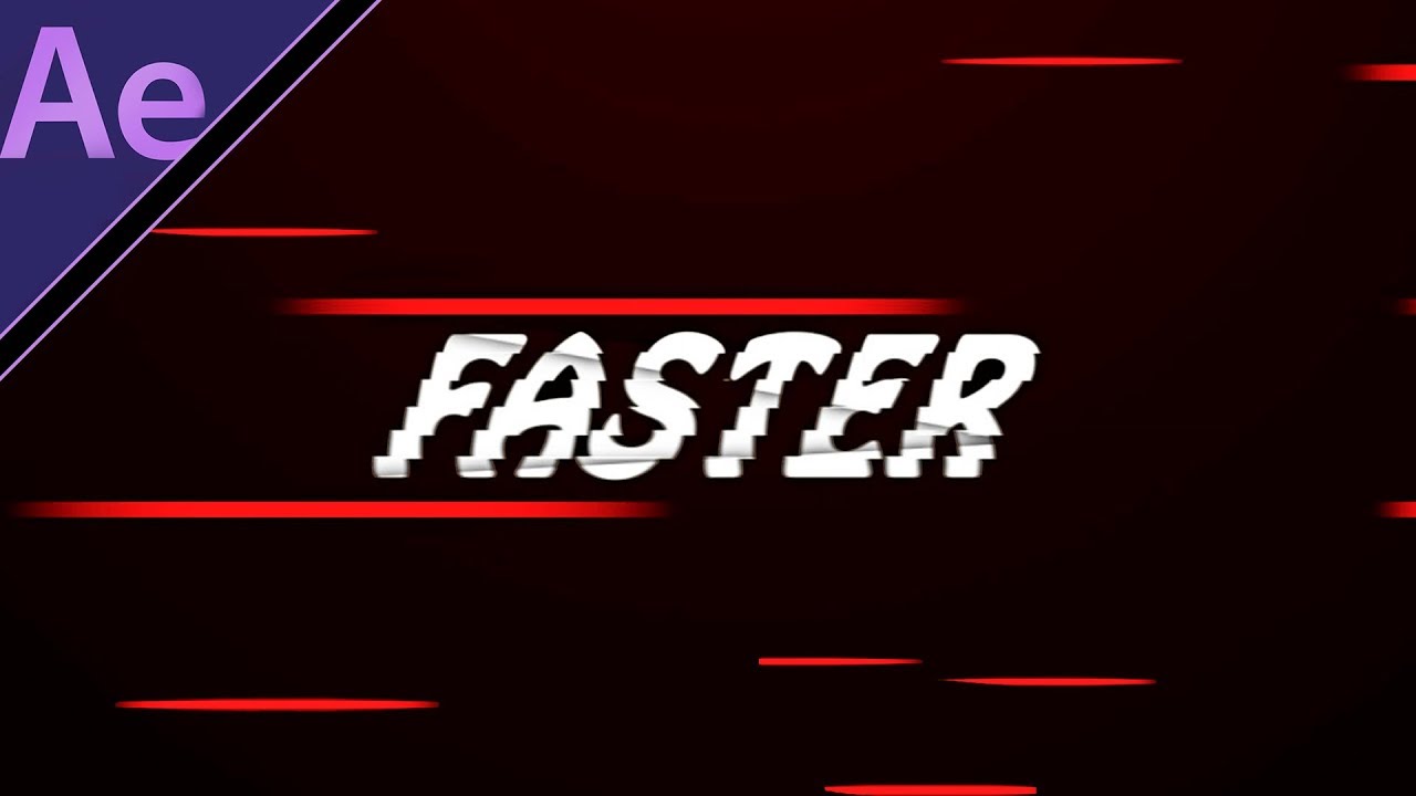 Action TITLES Animation in After Effects - After Effects Tutorial - No Third Party Plugin