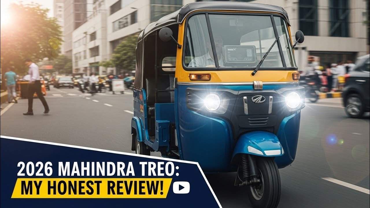 New 2026 Mahindra Treo Electric Auto REVEALED! 🚨 Range, Price & Features Will