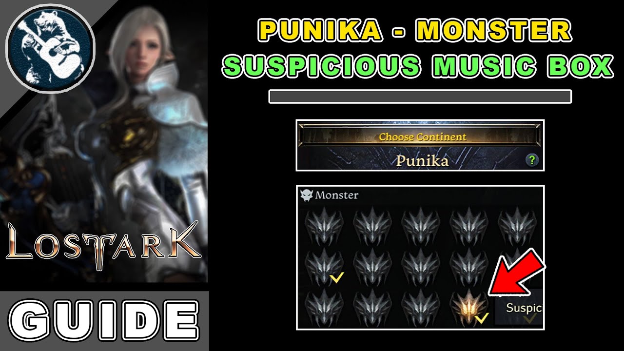 Suspicious Music Box Monster Location in Lost Ark | Punika Locations Guide