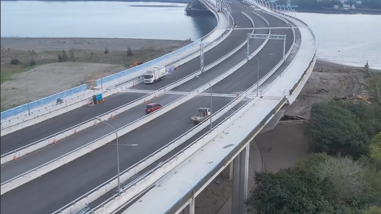 2026.03.20 淡江大橋工程  各區最新進度概況 空拍直播