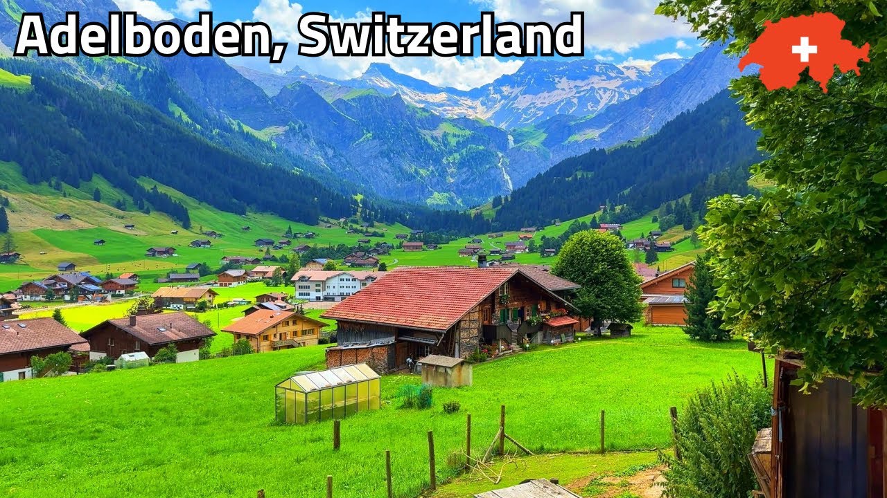 Adelboden, Switzerland 4K - The most beautiful Swiss village - Paradise on earth