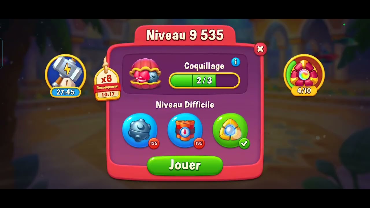 Fishdom level 9531 to 9540 / niveau 9531 au 9540