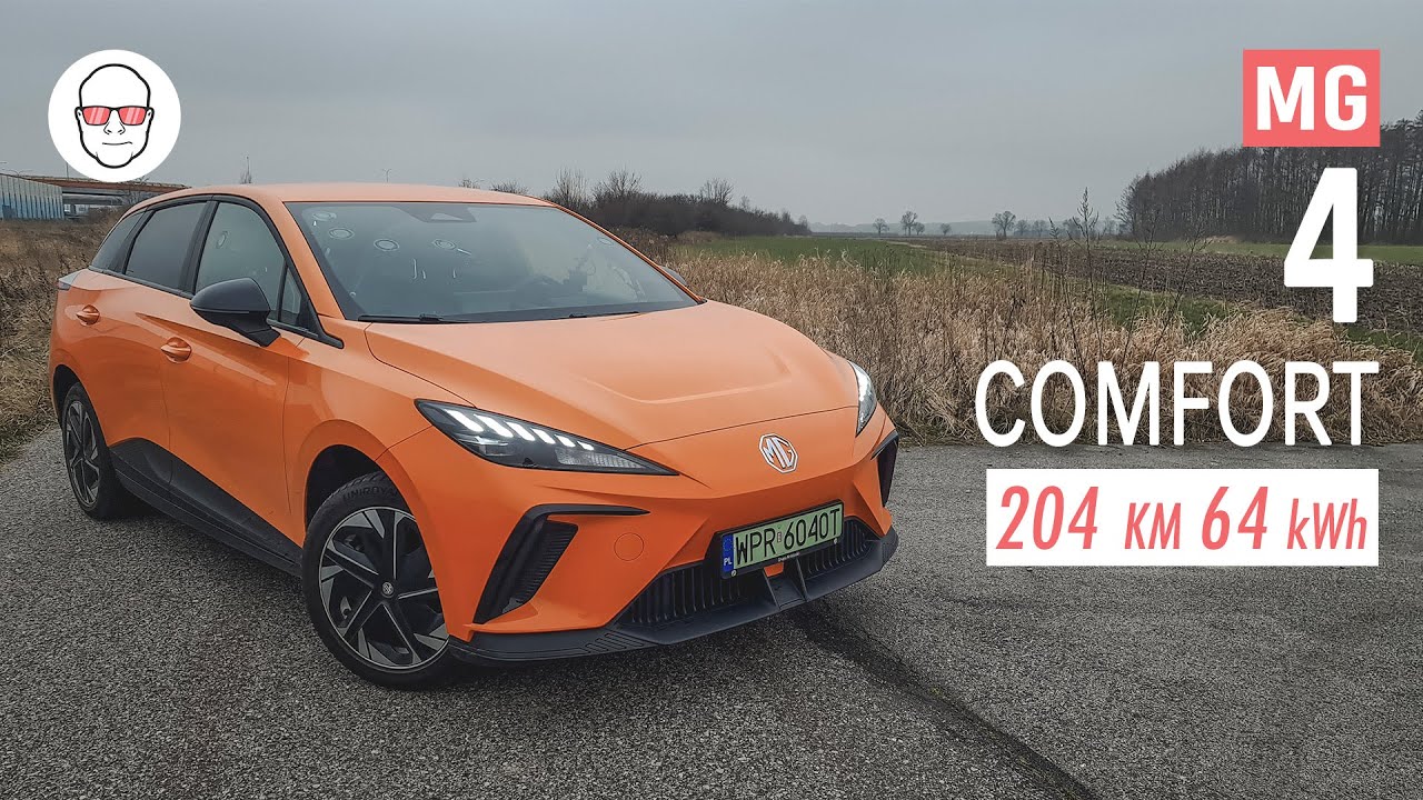 MG4 Comfort 204 KM 64 kWh test PL Pertyn Ględzi
