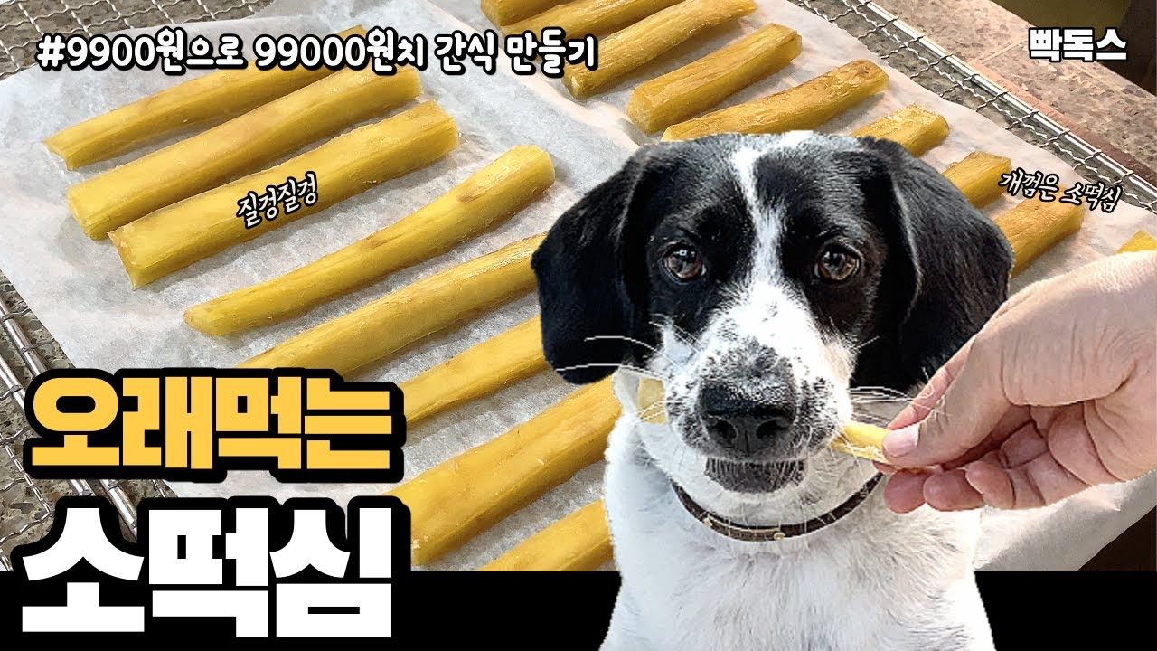 소떡심 강아지 수제간식 만들기