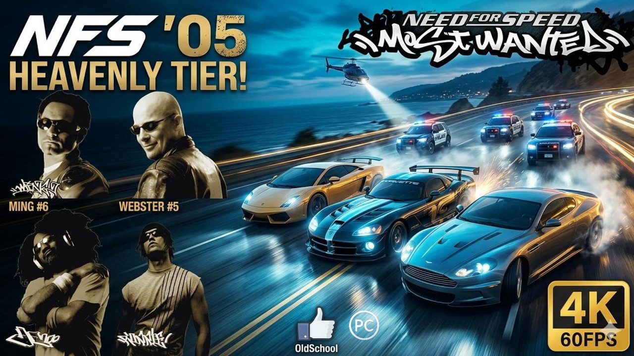 🏎️ THE ELITE ASCENSION: BLACKLIST| NFS Most Wanted 2005 | Full Pc Gameplay | 4K | No Commentary