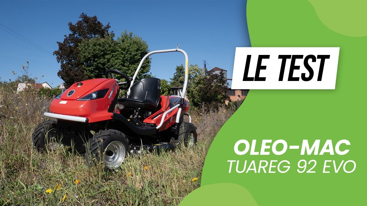 Déboussailleuse autoportée Oleo-Mac Tuareg : l’alliée des vergers