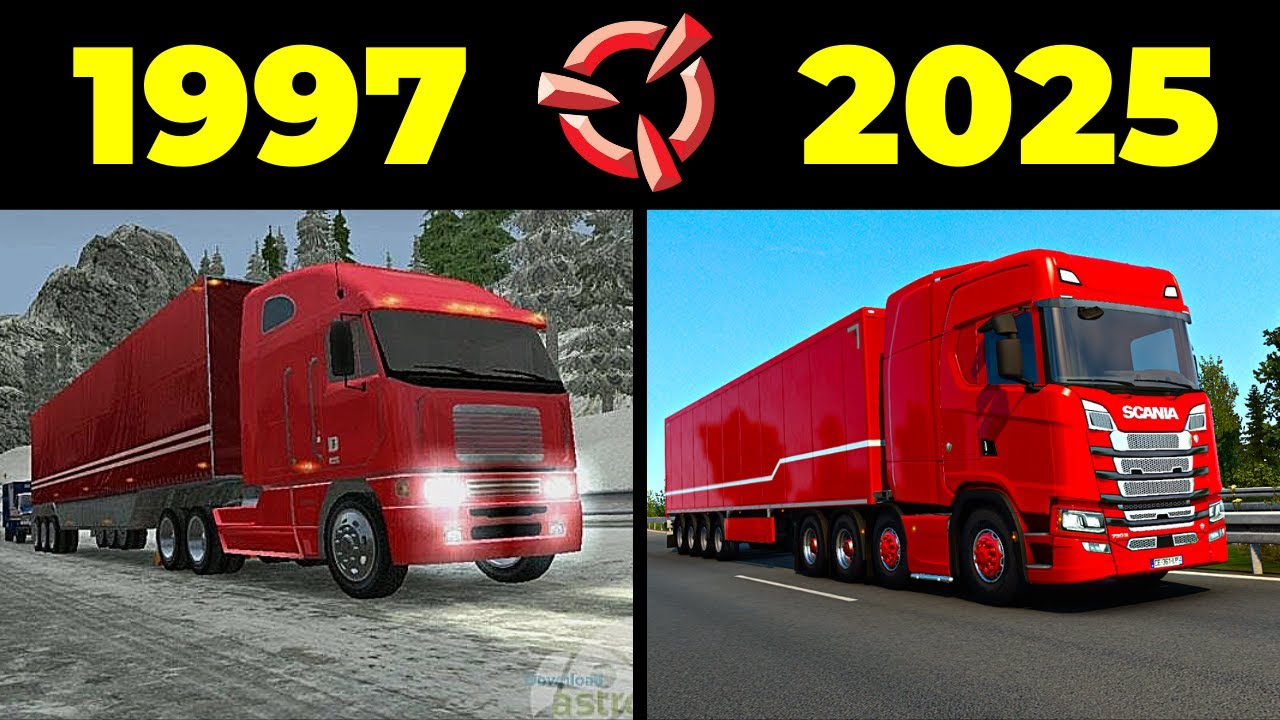 Evolution of SCS Software (1997 - 2025) | Developers of Euro Truck & American Truck Simulators