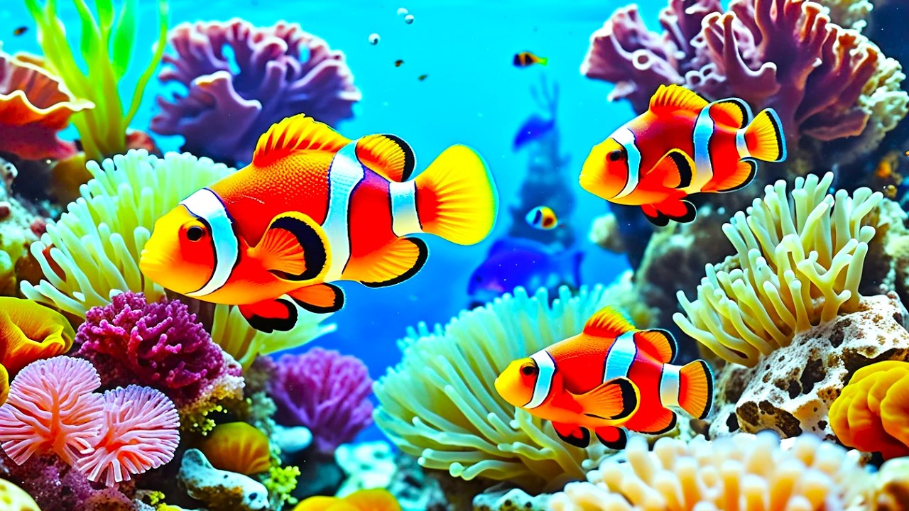 The Best 4K Aquarium - Explore the Stunning World of Sea Jellyfish and Beautiful Coral Reef Fish. #8