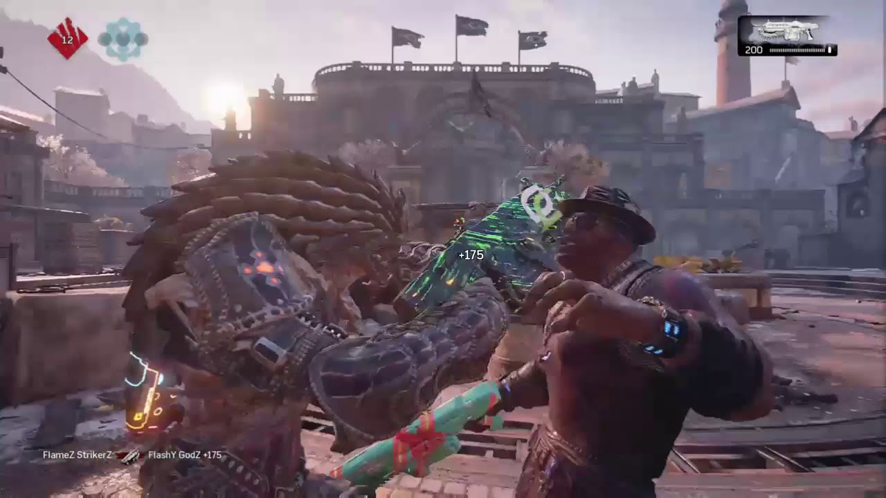 1v3 Chainsaw battle Gears 4