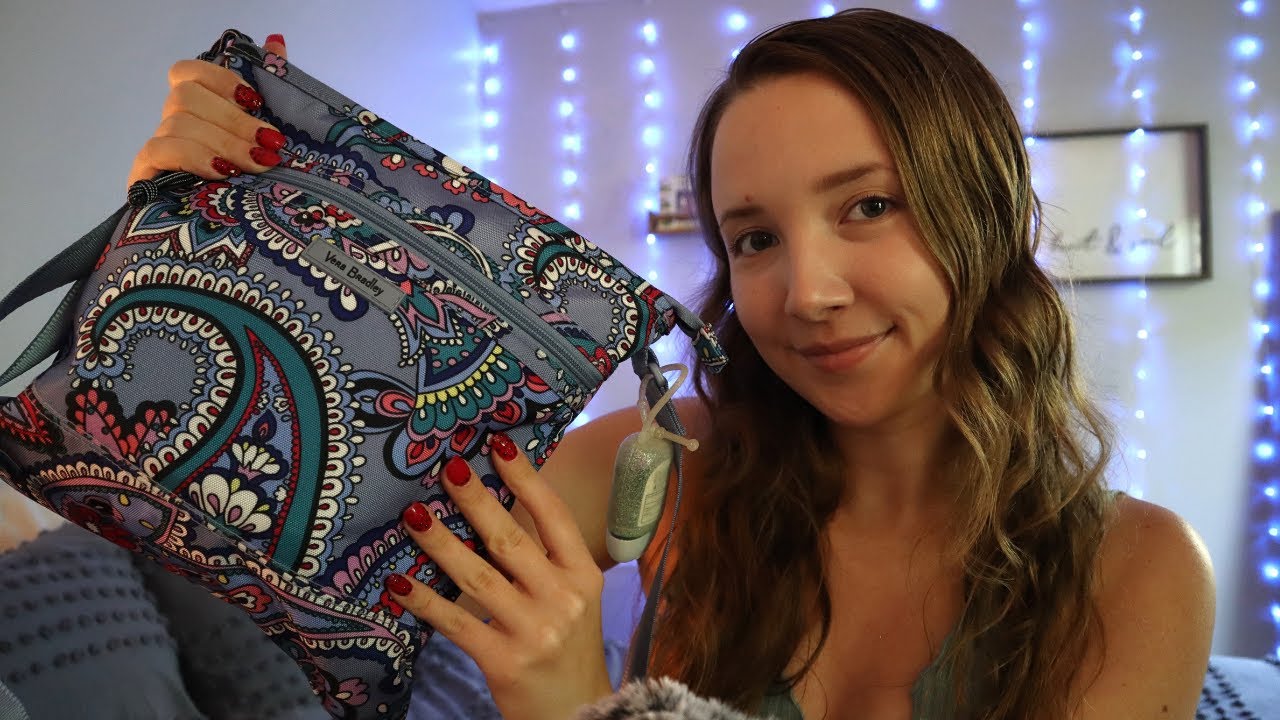 ASMR| Whats In My Purse ✨detailed explaining✨