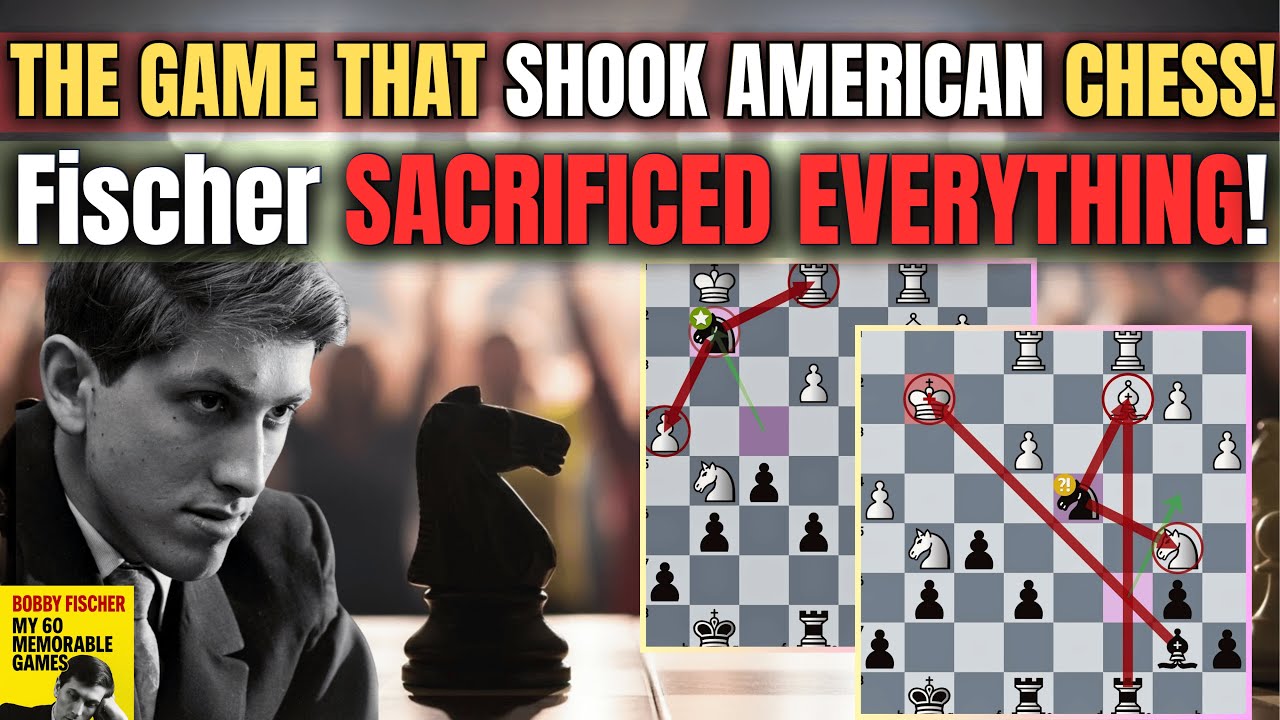Fischer’s Most Daring Attack SACRIFICED EVERYTHING | vs Reshevsky | My 60 Memorable Games  1961