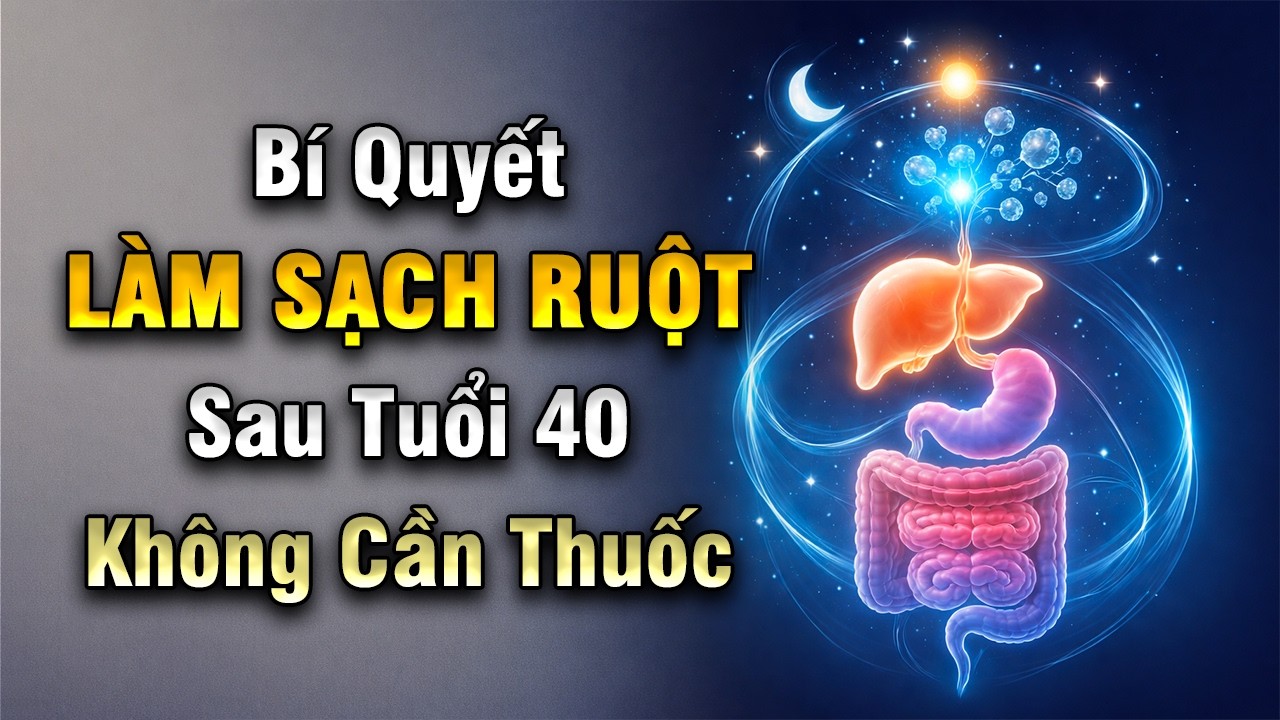 Bí Quyết Làm SẠCH RUỘT Sau Tuổi 40: Cơ Thể Nhẹ Bẫng Mà KHÔNG CẦN THUỐC | Khoẻ Đẹp Tự Nhiên