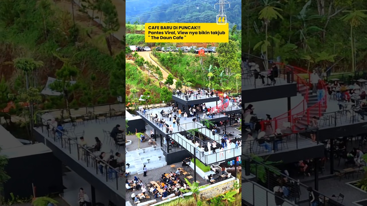 THE DAUN CAFE‼️TEMPAT HITS DAN VIRAL DI PUNCAK BOGOR‼️