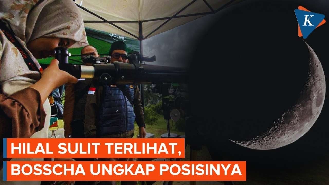 Hilal Sulit Terlihat, Boscha Ungkap Posisi Bulan Jelang Idul Fitri