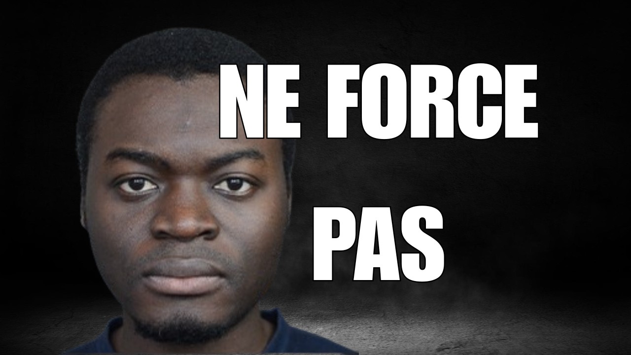 VOICI LA RAISON DE TA SOUFFRANCE