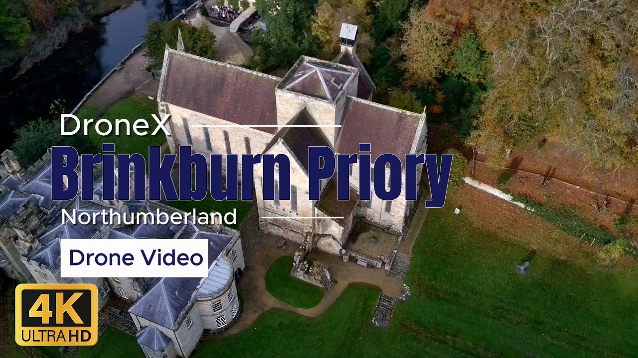 Brinkburn Priory Like Never Before! 🏰 Stunning 4K Drone Footage (Exclusive on YouTube!)