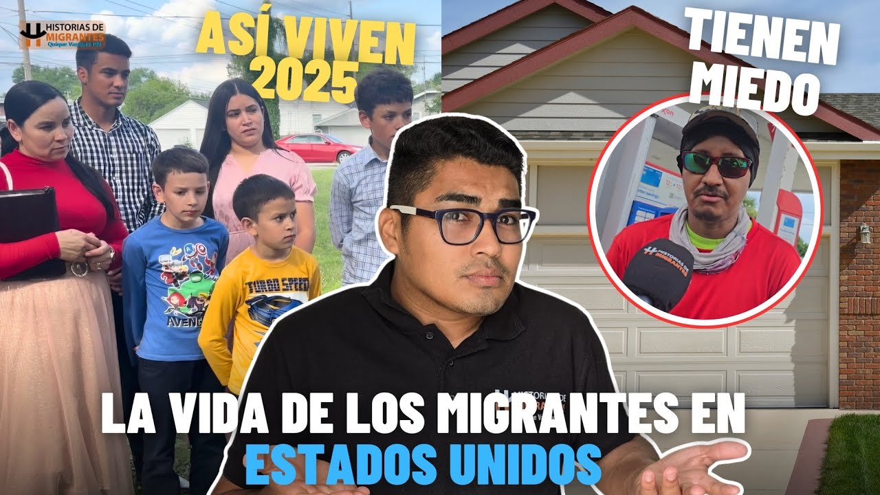 La realidad que viven actualmente los migrantes en Estados Unidos 2025  , así salen de sus casas 👇