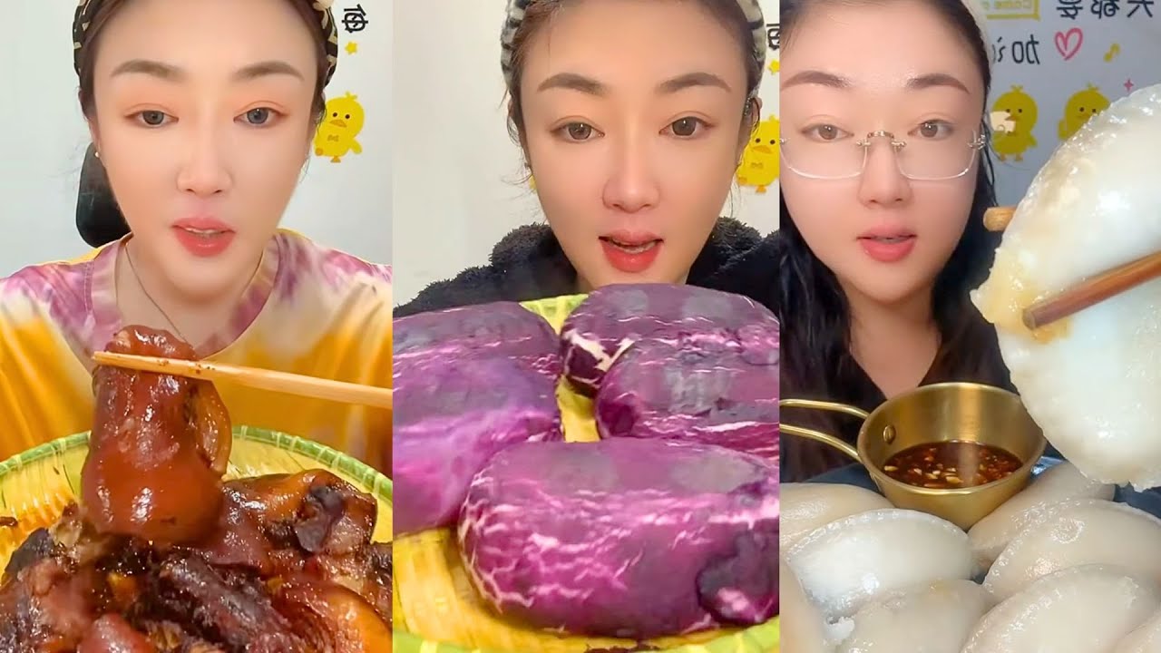 Extreme Chinese Mukbang – Insane Textures & Giant Bites #75