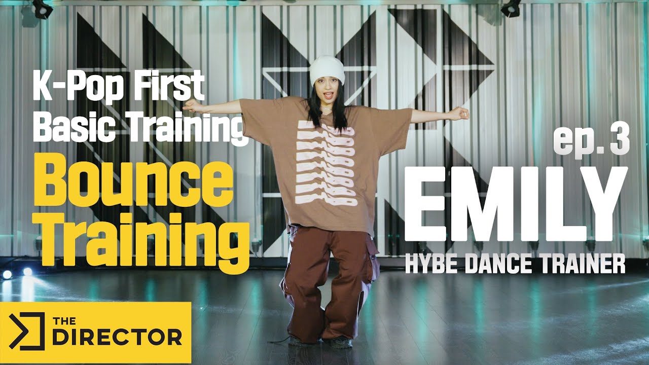 K-Pop first basic training- Bounce training by Hybe dance trainer EMILY