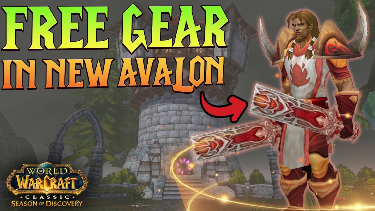 FREE GEAR  & Epic Recipes in New Avalon - SoD Phase 8