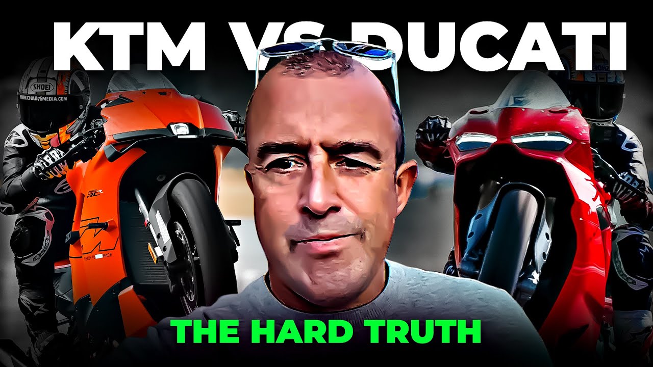 Что быстрее? KTM 990 RC R против Ducati Panigale V2? | Адам Чайлд