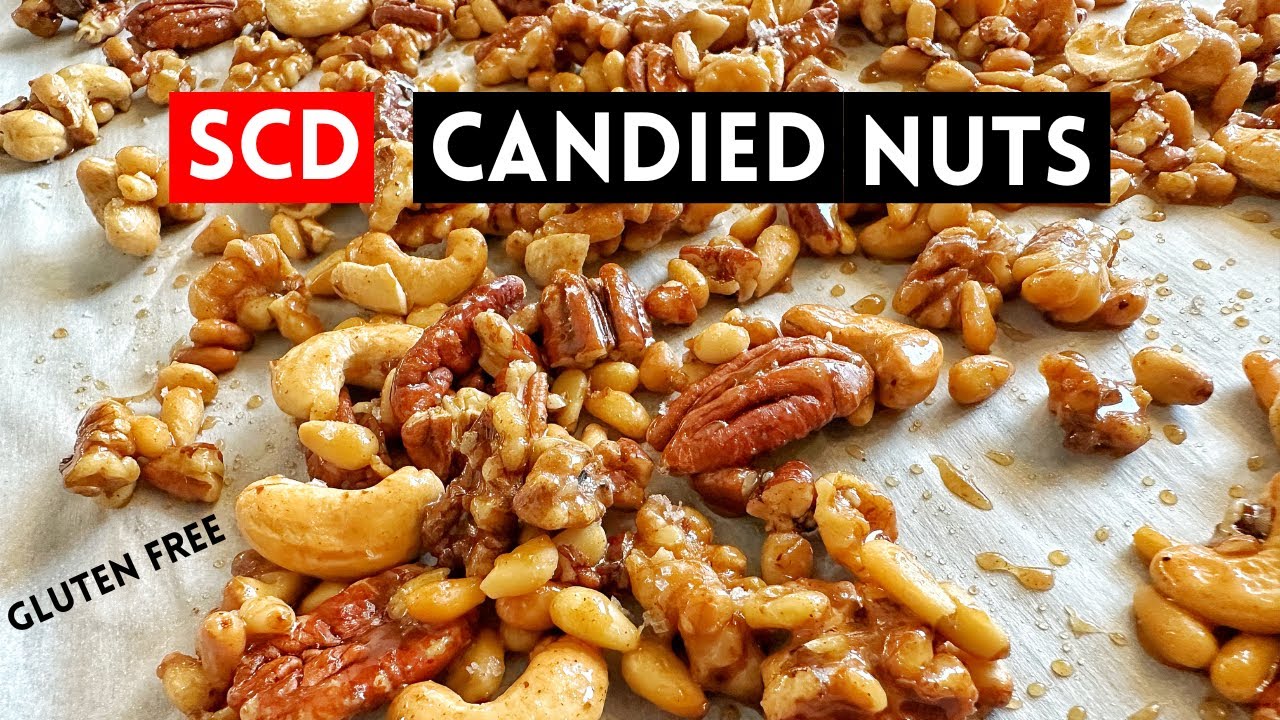 SCD CANDIED NUTS // Quick, Easy & Healthy Recipe, Great Snack Idea / Gluten Free
