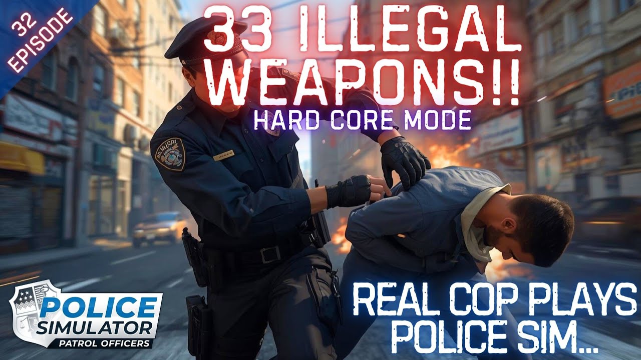 Настоящий полицейский играет в Police Simulator - Police Simulator: Patrol Officers - Hard Core M...