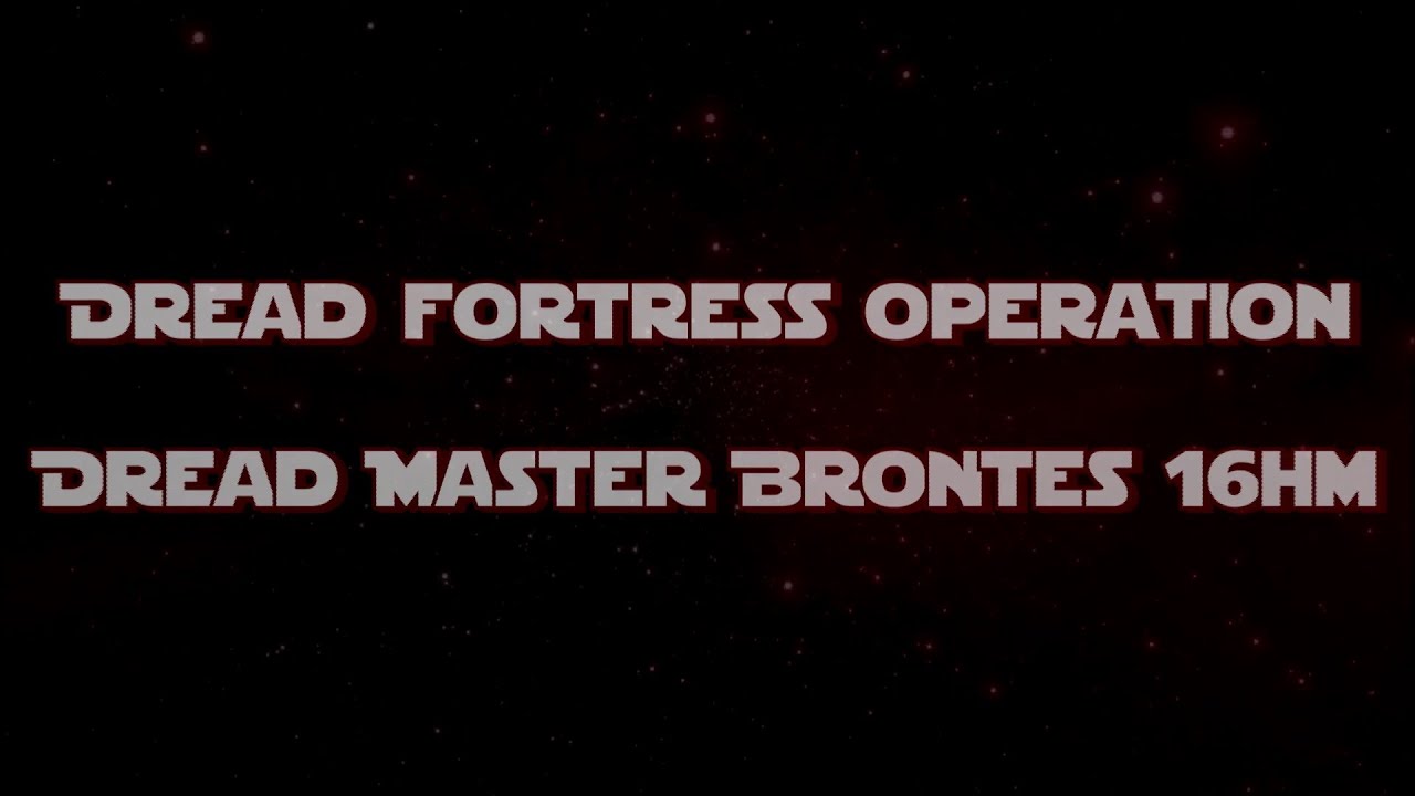 DSR vs Dread Master Brontes 16HM