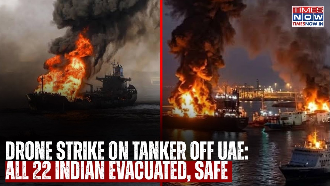 Drone Attack On Panama-Flagged Tanker Off UAE: All 22 Indian Crew Members Evacuated, Safe