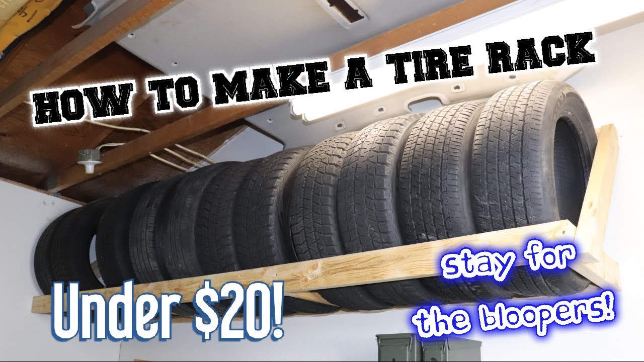 How to build a tire rack for under $20