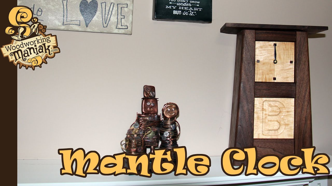 Walnut Mantle Clock
