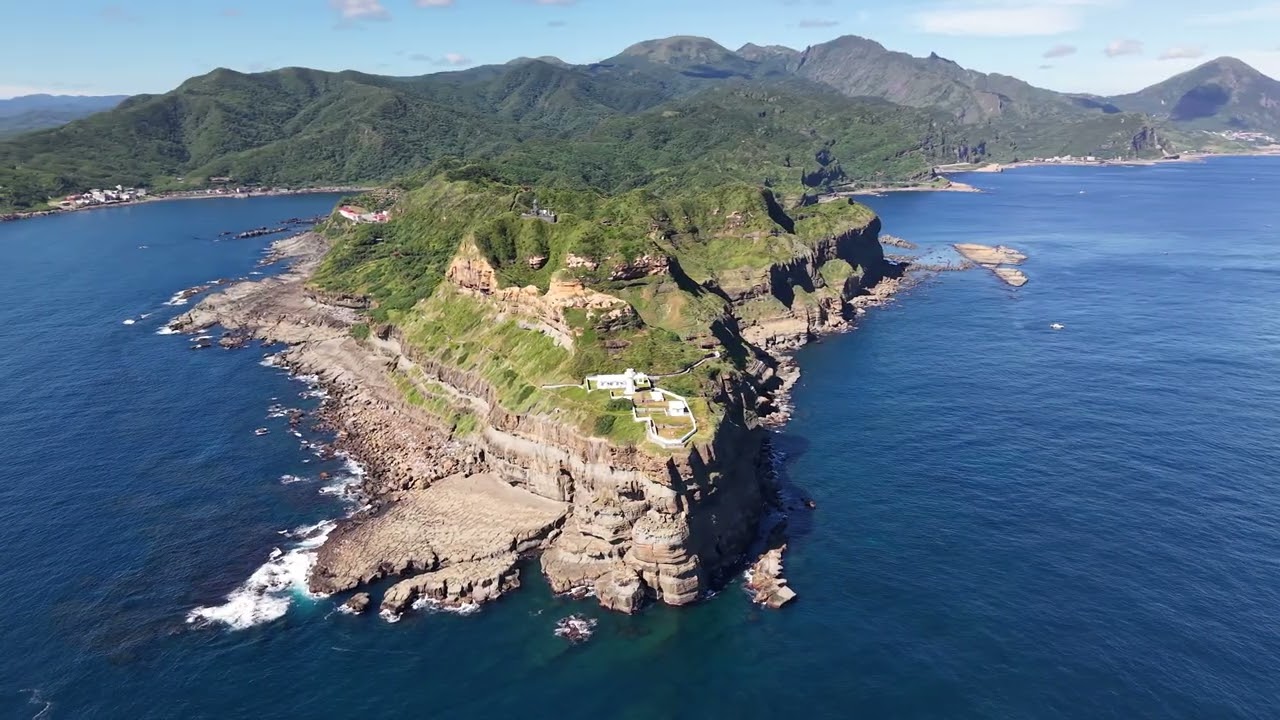 龍洞 鼻頭 ドーロン空撮