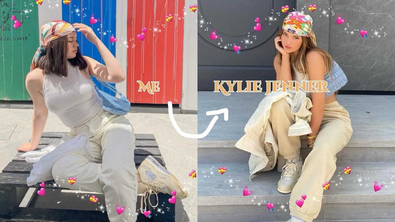 RECREATING KYLIE JENNER’S OUTFITS قلدت ستايل كايلي + وصلني درع يوتوب 😍😭