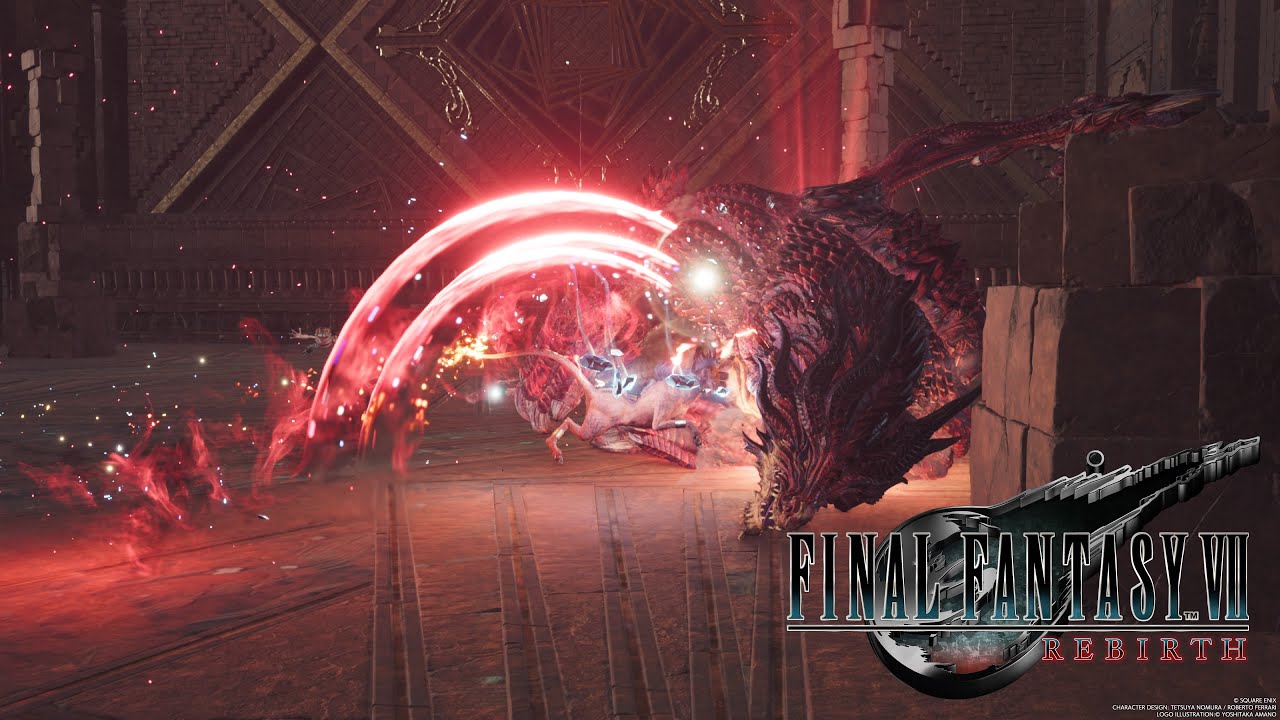 FFVII Rebirth Red XIII Vs Red Dragon Hard Mode (No Damage, No Limit)