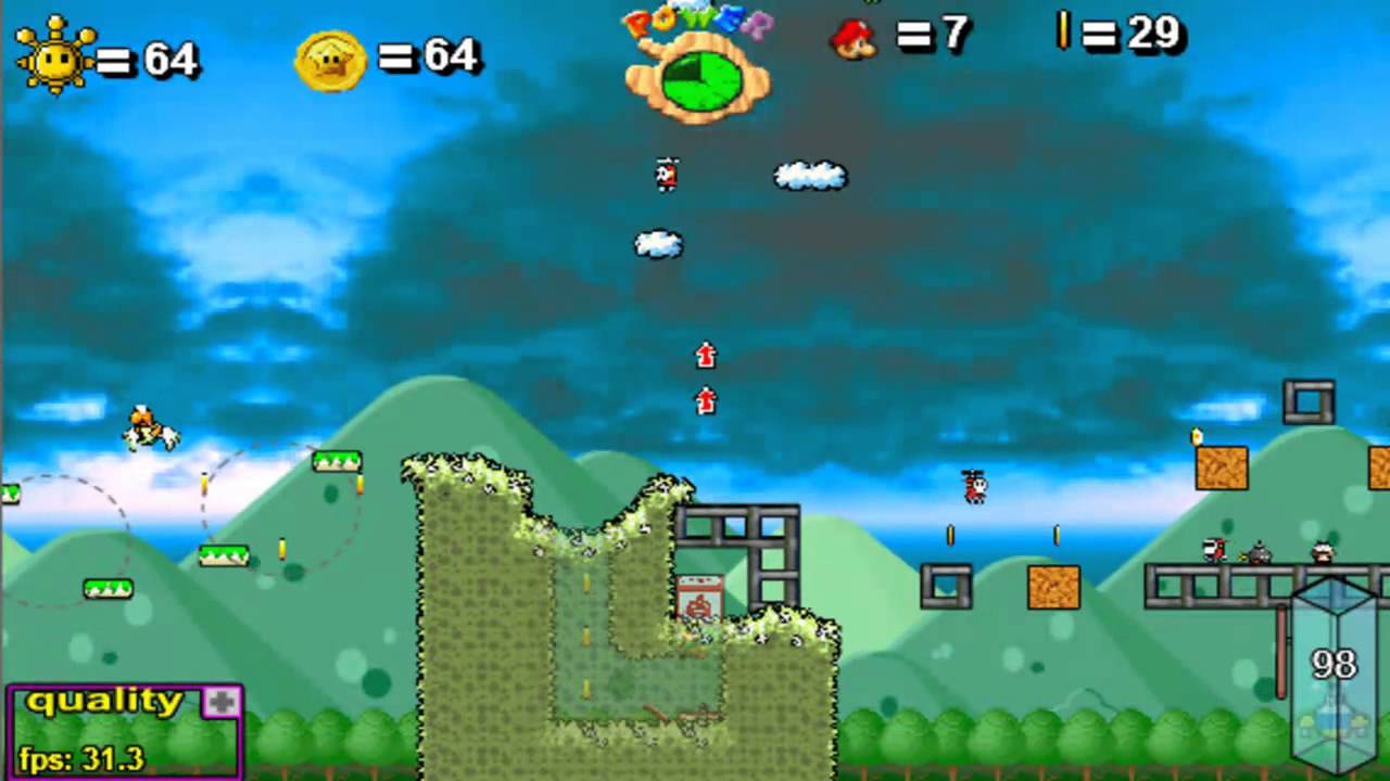 Super Mario 63: The Secret Of The Shine Sprites (Last Star and Coin)
