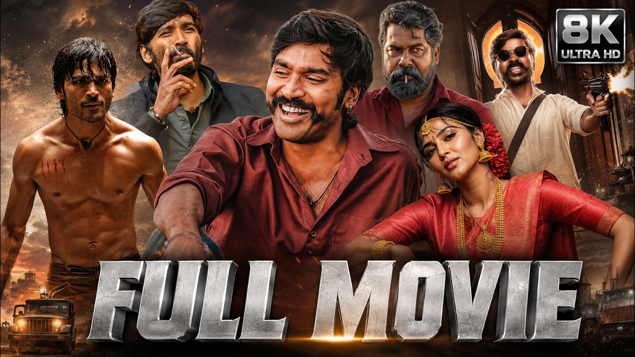 Dhanush's 8K Full Movie | Joju George | Aishwarya Lekshmi | Telugu  Action Crime Thriller Film