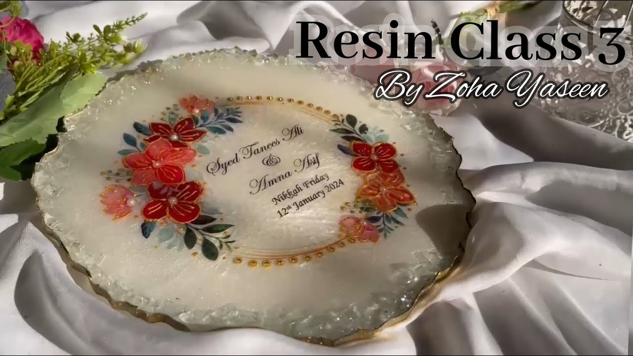 Полное руководство по созданию произведений искусства из смолы | Курс по искусству из смолы, клас...