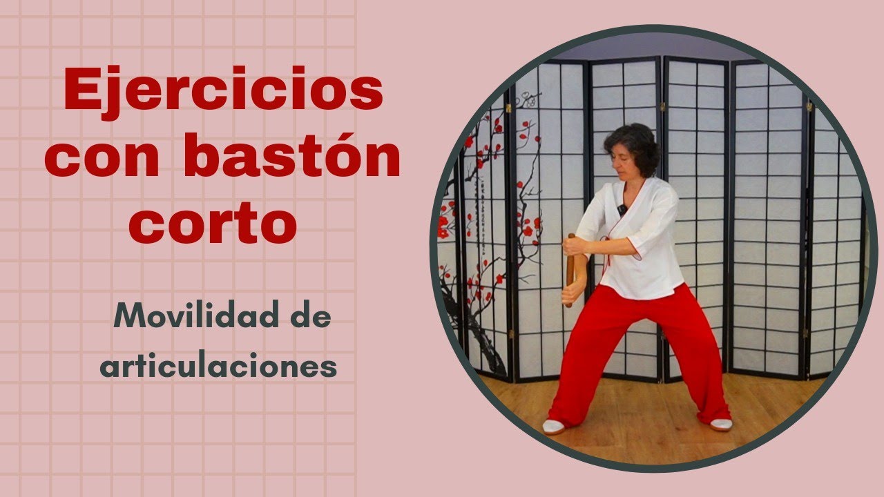 🔴Movilizar articulaciones del BRAZO 💪Ejercicios con BASTÓN corto (Explicados)