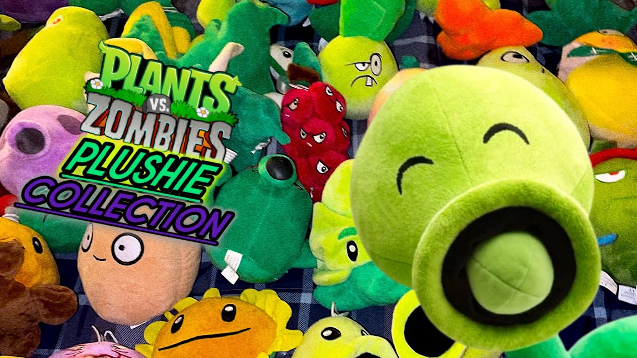 MY PLANTS VS ZOMBIES PLUSHIES!!