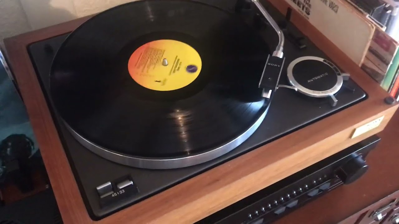 A 1972 Sony Model PS-5520 Turntable