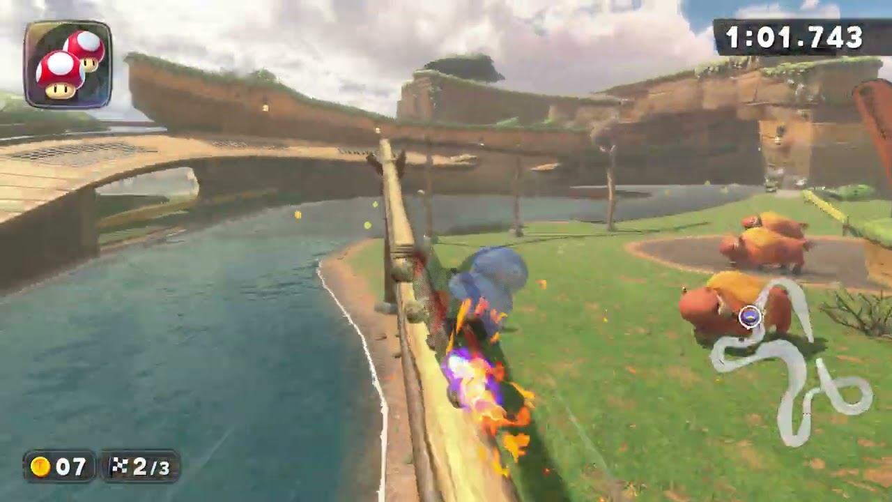 Faraway Oasis - 1:55.474 - James 🇬🇧 (Mario Kart World world record)