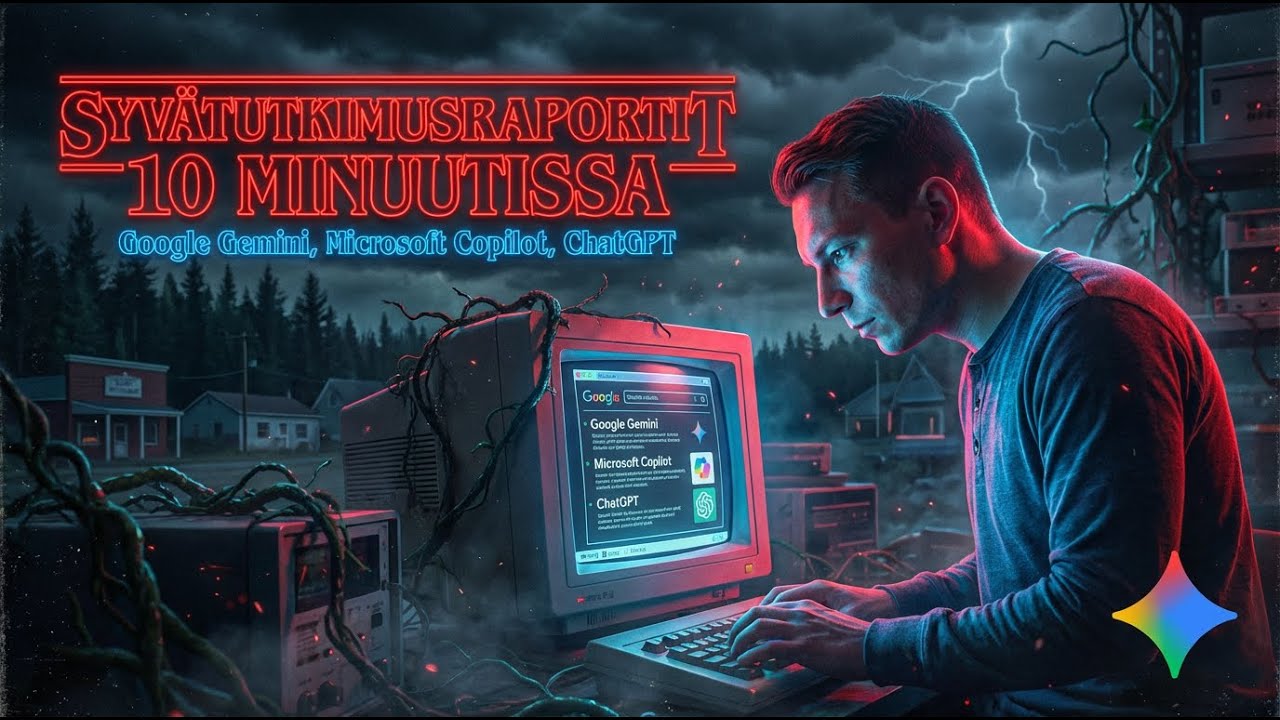 Syvätutkimusraportit 10 minuutissa (Gemini, ChatGPT, Copilot)